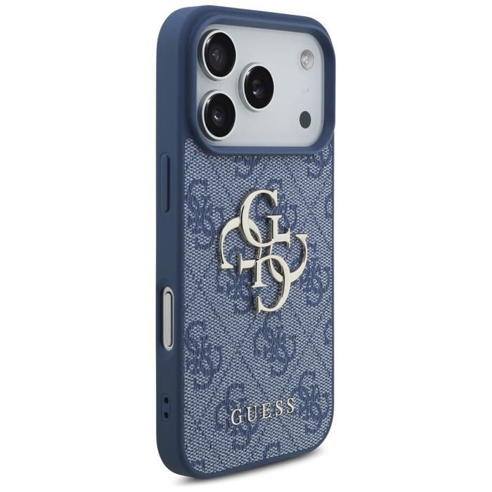 Etui Guess 4G Big Logo do iPhone 17 Pro  niebieski