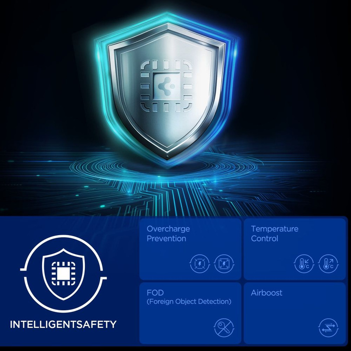 ŁADOWARKA BEZPRZEWODOWA SPIGEN ESSENTIAL EF302MOQ Qi2.2 2IN1 MAGSAFE MAGNETYCZNA CZARNA