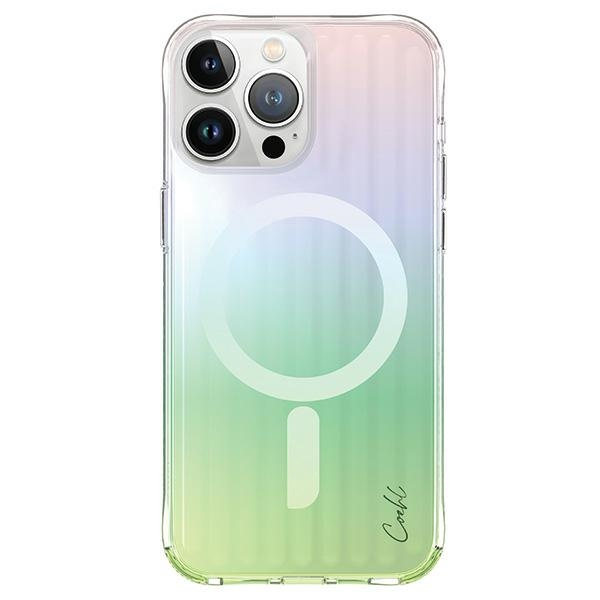 Etui UNIQ etui Coehl Linear iPhone 15 Pro 6.1" Magnetic Charging opal/iridescent Case