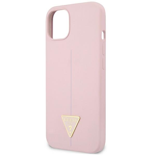 Etui GUESS Apple iPhone 13 Silicone Triangle Fioletowy Hardcase
