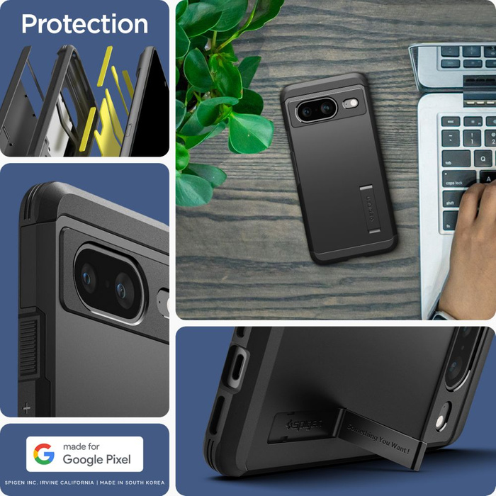 Etui Spigen Tough Armor Google Pixel 8 Black Case