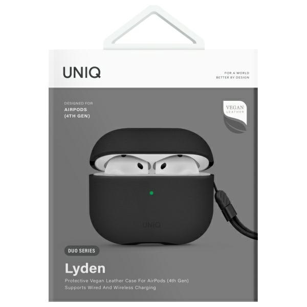 UNIQ etui Lyden DS AirPods 4             czarny/dallas black