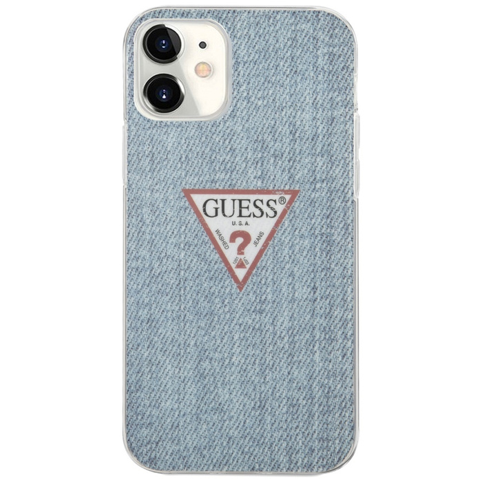 Etui GUESS Apple iPhone 12 Mini Jeans Collection Niebieski Hardcase