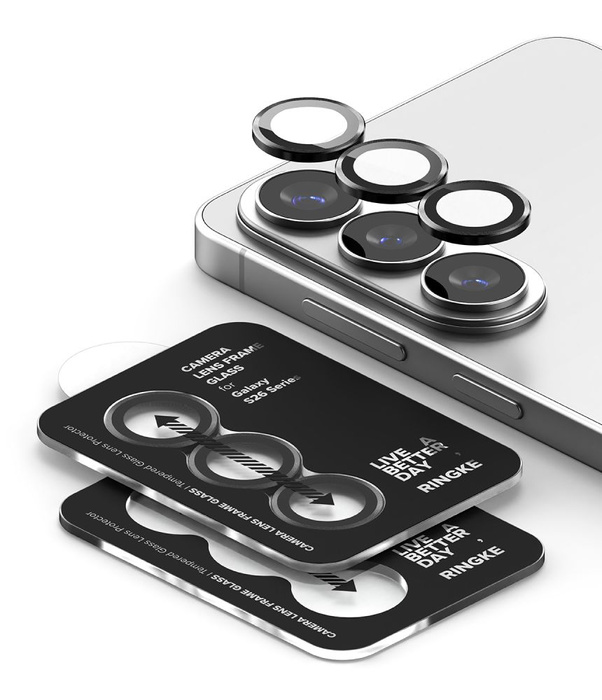 OSŁONA APARATU RINGKE CAMERA FRAME PROTECTOR 2-PACK GALAXY S26 / S26+ PLUS BLACK