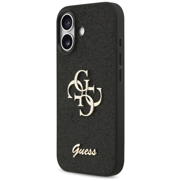 Etui Guess 4G Strap 4G Classic Logo do   iPhone 17 czarny