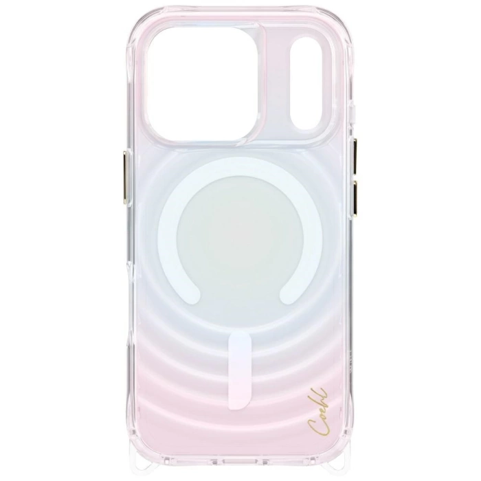 Etui UNIQ Coehl Vela do iPhone 17 Pro    Magnetic Charging opal