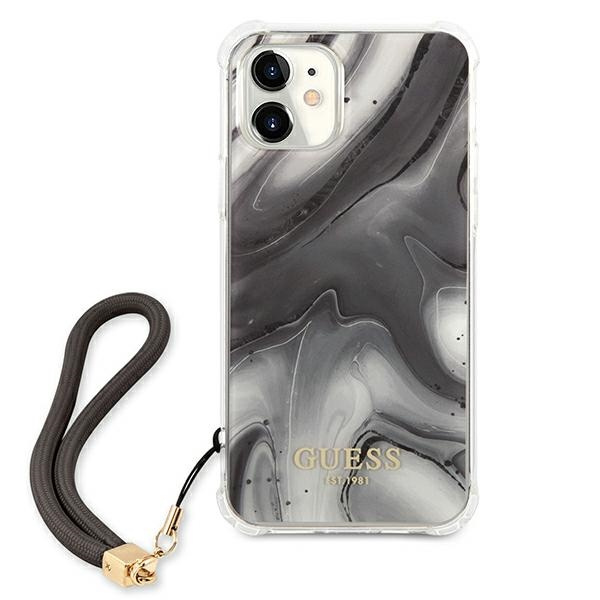 Etui GUESS Apple iPhone 12 Mini Marble Collection Szary Hardcase