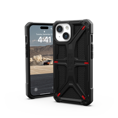 Etui UAG Monarch - obudowa ochronna do iPhone 15 (kevlar black) Case