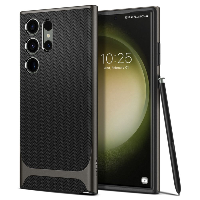 Etui Spigen Neo Hybrid Galaxy S23 Ultra Gunmetal Case