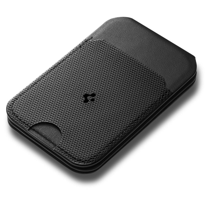 PORTFEL MAGSAFE SPIGEN S314-2 SLIM FOLD UNIWERSALNY CARD HOLDER CZARNY