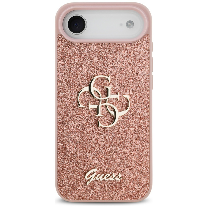 Etui Guess Fixed Glitter Big 4G do       iPhone Air różowy