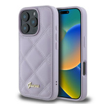Etui Guess iPhone 16 Pro Max 6.9" jasnofioletowy/light purple hardcase Quilted Metal Logo