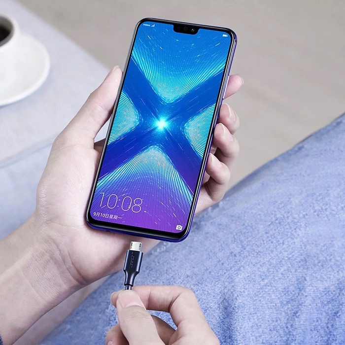 Kabel UGREEN USB-A Micro USB QuickCharge 3.0 2.4A 0.5m Czarny