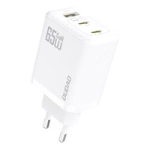 Ładowarka sieciowa Dudao A29 65W GaN 2 x USB-C + 1 x USB-A - biała