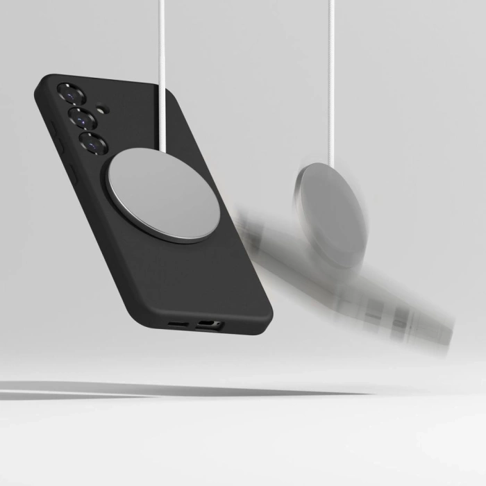 Etui RINGKE SILICONE MAGNETIC MAGSAFE GALAXY S25+ PLUS BLACK