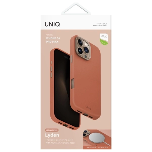 Etui UNIQ Lyden iPhone 16 Pro Max 6.9" Magclick Charging terracotta