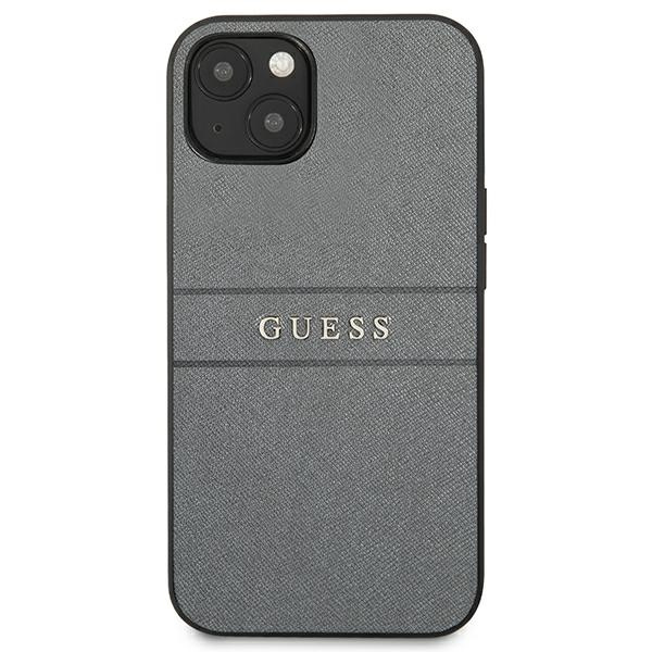 Etui GUESS Apple iPhone 13 Mini Saffiano Strap Szary Case