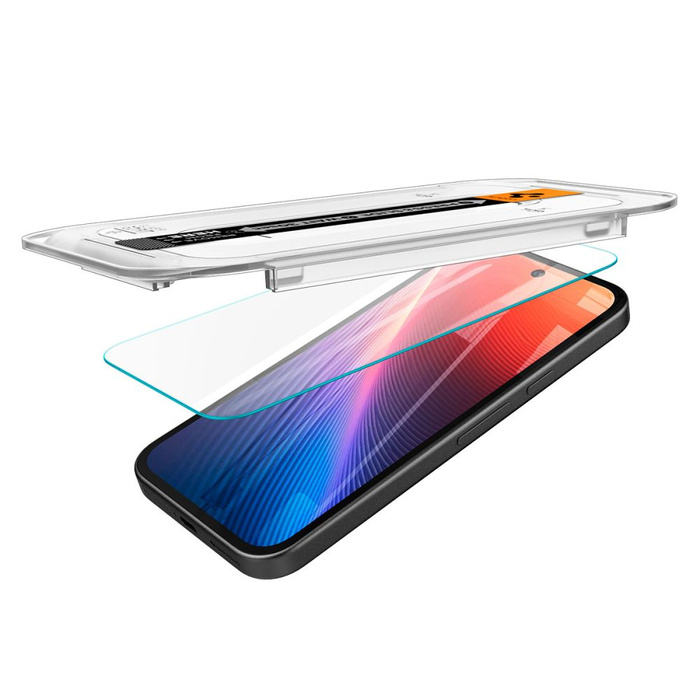 SZKŁO HARTOWANE SPIGEN GOOGLE PIXEL 9A GLAS.TR ”EZ FIT” 2-PACK CLEAR
