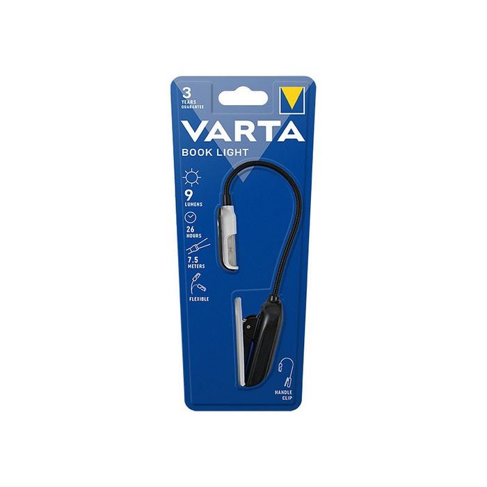 VARTA lampka LED do czytania książek (16618 LED BOOK LIGHT) + 2 x bateria CR2032
