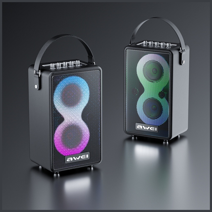 Głośnik bezprzewodowy AWEI KA15          Bluetooth 5.3 70W czarny