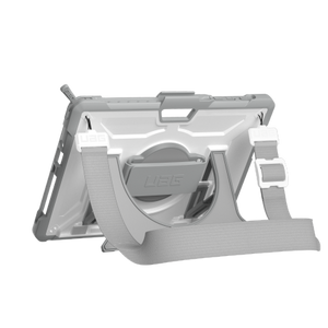 UAG Plasma - obudowa ochronna z wbudowaną podstawką oraz paskiem na ramię i dłoń do Microsoft Surface GO 1/2/3 (wersja OEM) (white/gray)