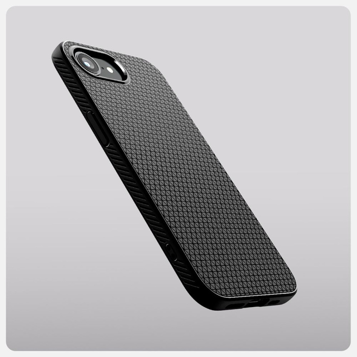 ETUI SPIGEN IPHONE 16E LIQUID AIR MATOWE CZARNE