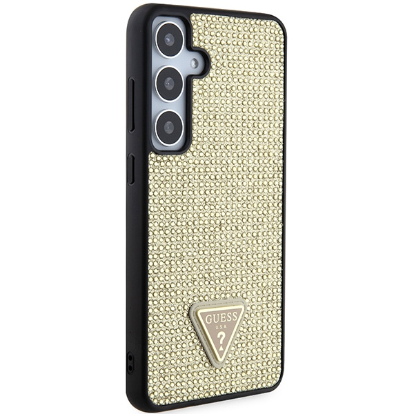 Etui Guess GUHCS24SHDGPPD S24 S921 złoty/gold hardcase Rhinestone Triangle Case