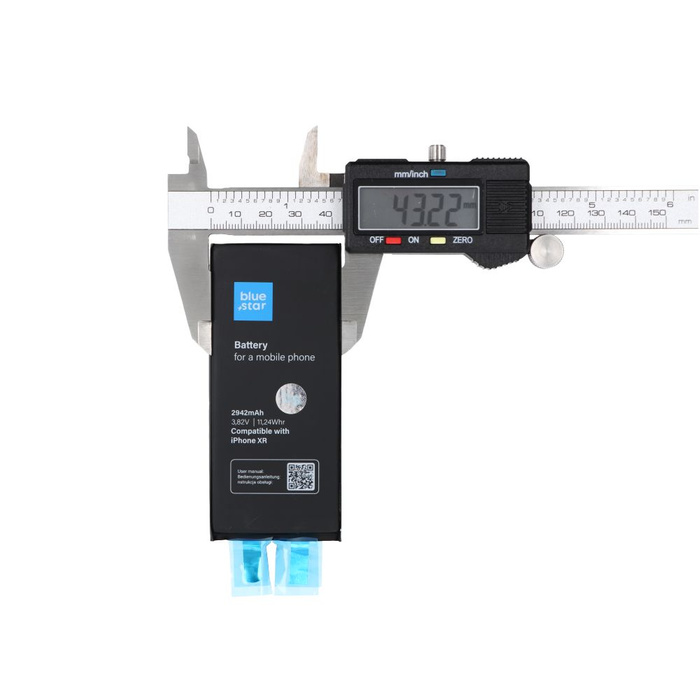 Bateria bez BMS do iPhone XR 2942 mAh Blue Star HQ