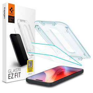SZKŁO HARTOWANE SPIGEN GLAS.TR ”EZ FIT” 2-PACK IPHONE 16 PRO MAX, 17 PRO MAX CLEAR