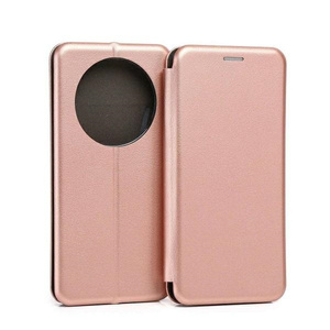 Beline Etui Book Magnetic Honor Magic5Pro różowo złoty/rose gold