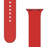 Silicone Strap APS silikonowa opaska do Watch 8 / 7 / 6 / 5 / 4 / 3 / 2 / SE (45 / 44 / 42mm) pasek bransoleta do zegarka czerwony