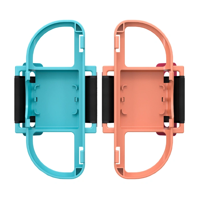 Pakiet akcesoriów rodzinnych 15 w 1 do konsoli Nintendo Switch 2 - zestaw pomarańczowy i niebieski