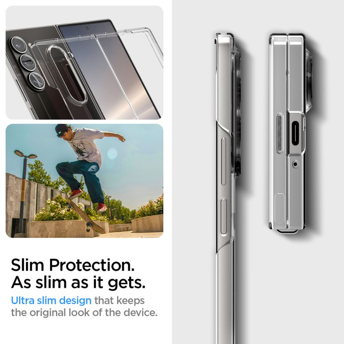 ETUI SPIGEN AIRSKIN SAMSUNG GALAXY Z FOLD 6 CRYSTAL CLEAR