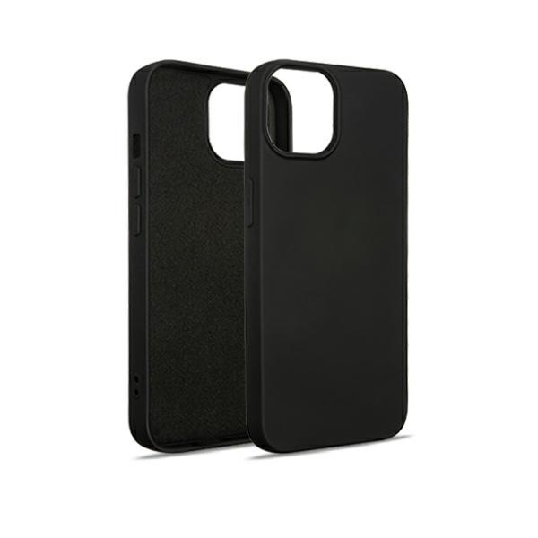 Beline Etui Silicone iPhone 15 6.1"czarny/black