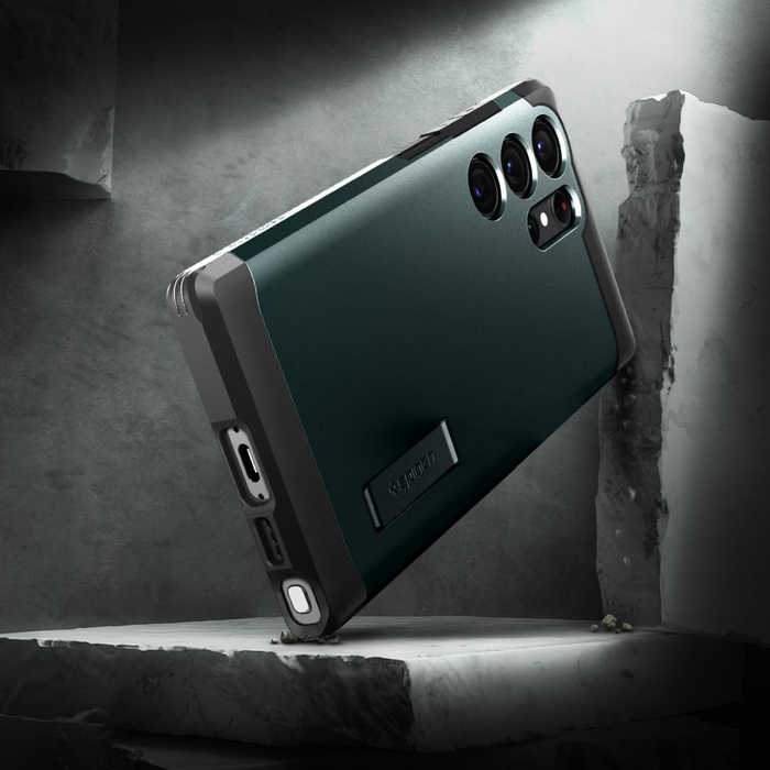 Etui Spigen Tough Armor Galaxy S23 Ultra Abyss Green Case
