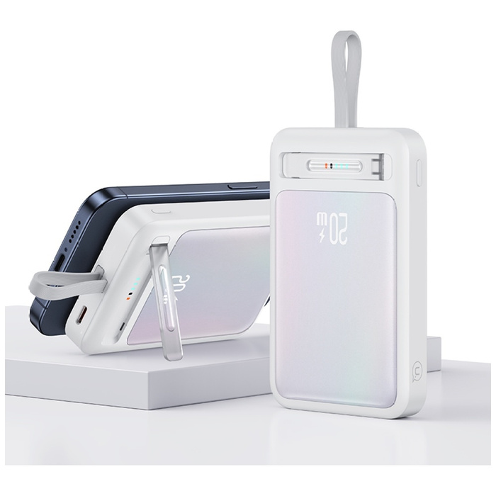 Powerbank USAMS XM Series CD219 10000mAh Magnetic Wireless różowy