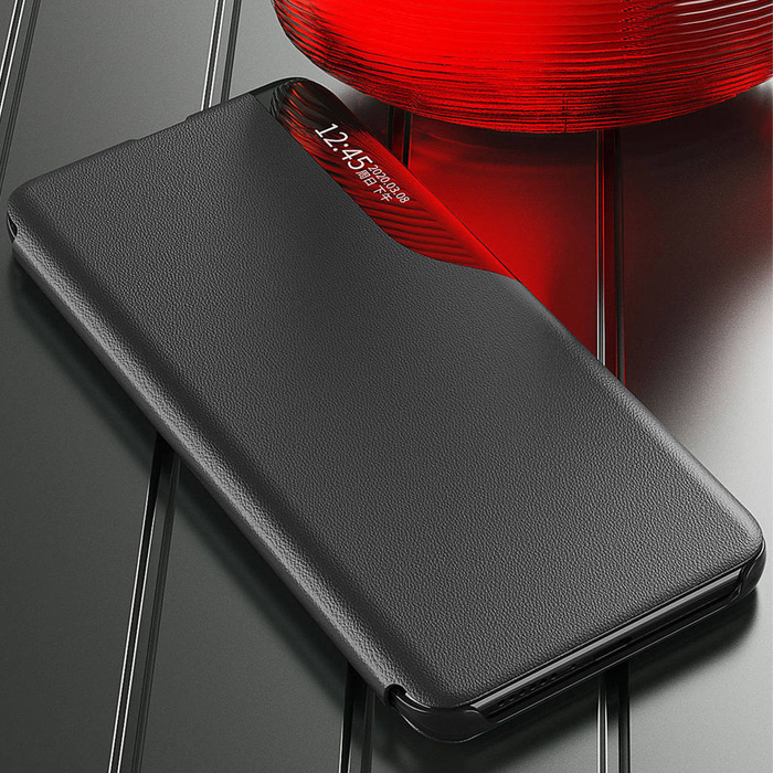 Etui Eco Leather View Case Etui Do Samsung Galaxy S23 Ultra Z Klapką Podstawka Niebieskie Case Case