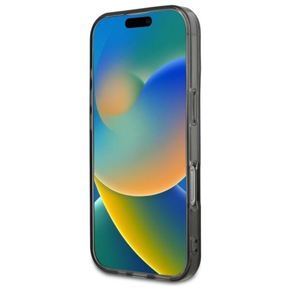 Etui Mercedes iPhone 16 Pro Max 6.9" czarny srebrny/black silver hardcase Doubel Layer BiColor MagSafe