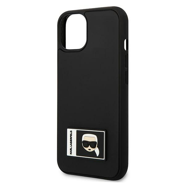 Etui KARL LAGERFELD Apple iPhone 13 Ikonik Patch Czarny Hardcase