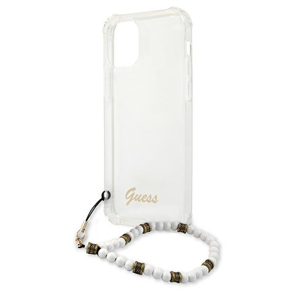 Etui GUESS Apple iPhone 12 Pro Max White Pearl Bezbarwny Hardcase