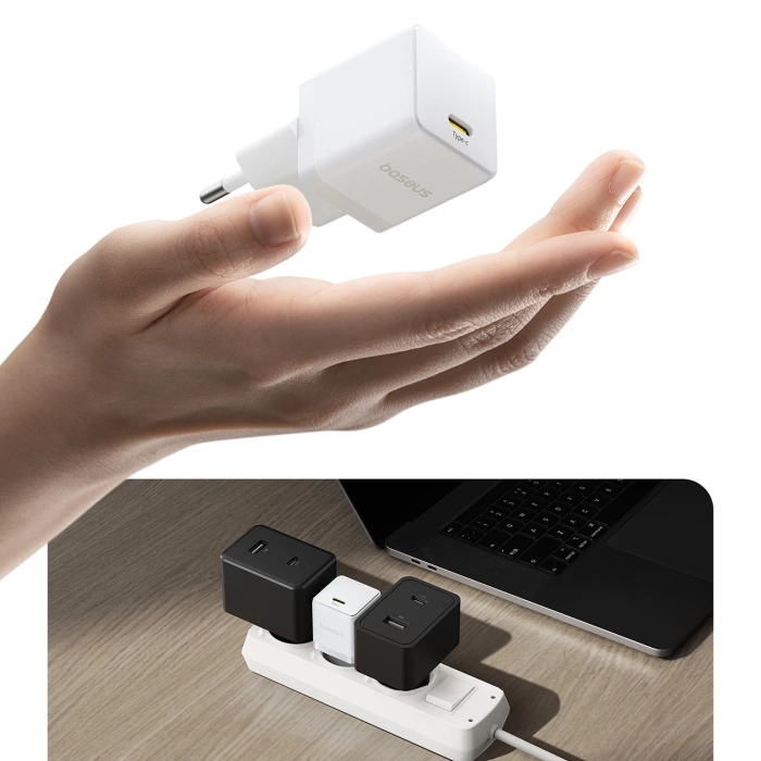 Ładowarka sieciowa Baseus Palm 20W USB-C - biała