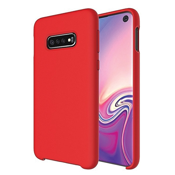 Beline Etui Silicone Samsung S10 Plusczerwony/red