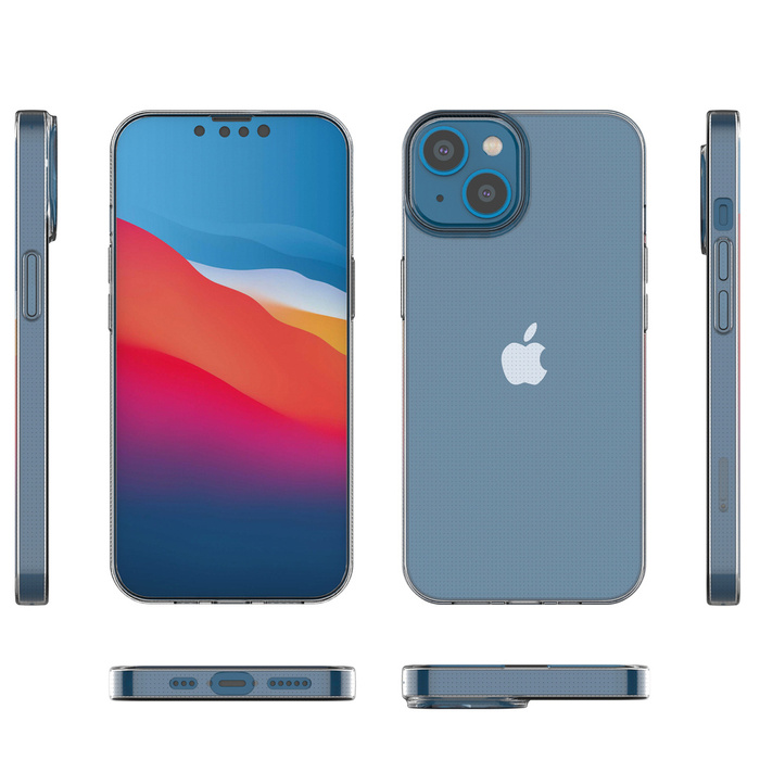 Żelowy pokrowiec etui Ultra Clear 0.5mm iPhone 14 przezroczysty