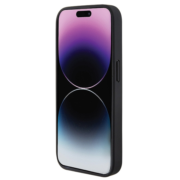 Etui Bmw Bmhmp15l22pvtk Iphone 15 Pro 6.1" Czarny/black Hardcase Quilted Tricolor Magsafe Case