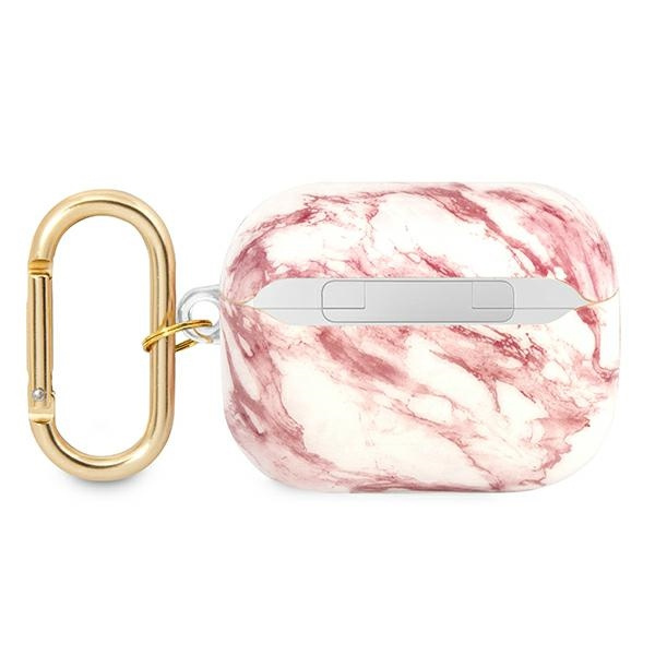 Etui GUESS Apple AirPods Pro Cover Marble Strap Collection Różowy Case