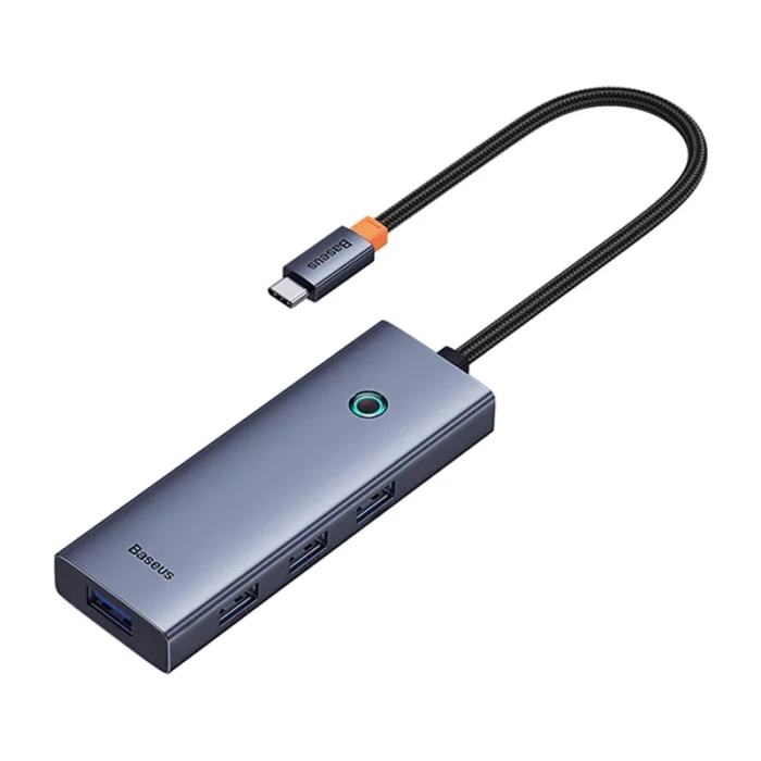 Hub 5w1 Baseus UltraJoy 5-Port (1xHDMI4K@30Hz + 4xUSB 3.0) Szary