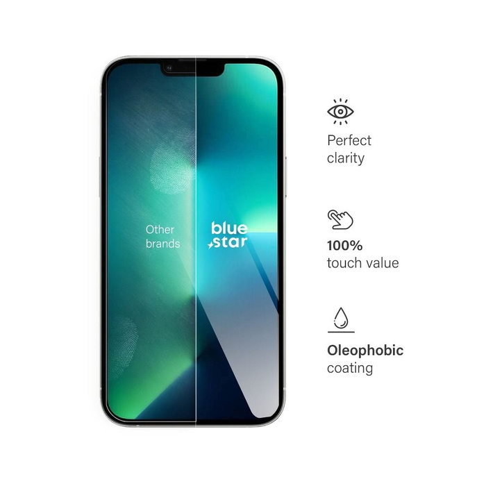 Szkło hartowane do iPhone 13 PRO MAX / 14 PLUS Blue Star 