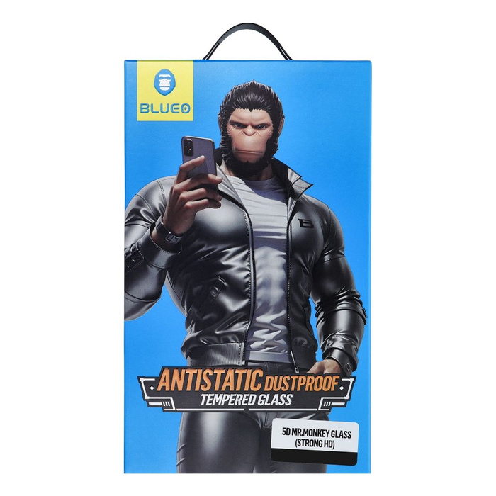 Szkło Hartowane 5D Mr. Monkey Glass - do Samsung Galaxy A37 5G czarny (Strong Lite)