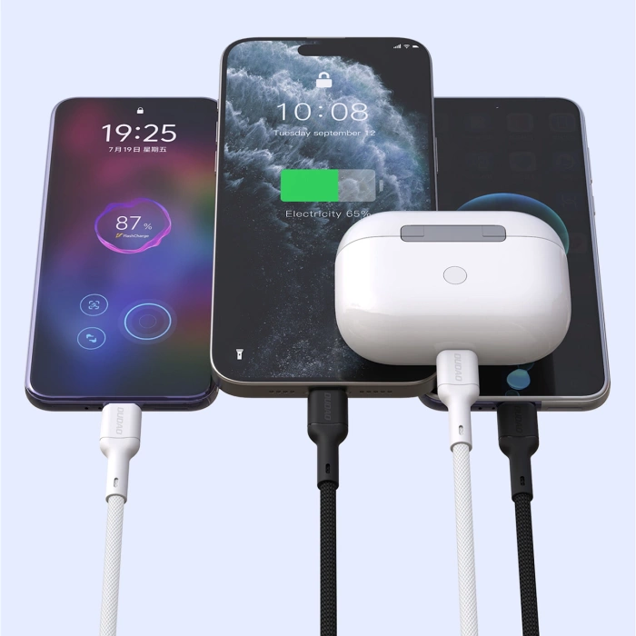 Kabel Dudao L9C 65W USB-C - USB-C 1m - czarny