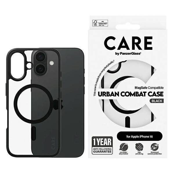 Etui CARE by PanzerGlass Flagship Urban Case iPhone 16 6,1" MagSafe 1357